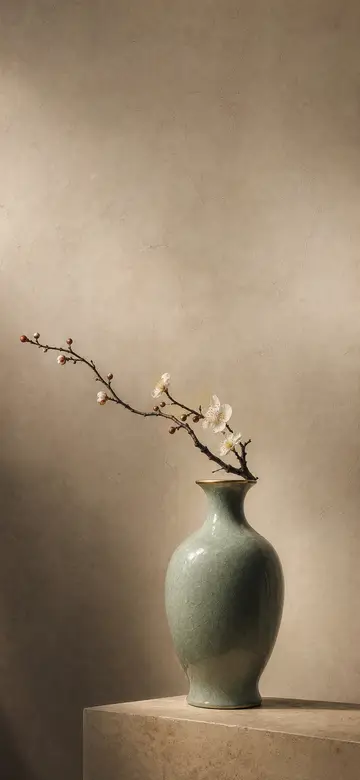 회벽의 도자기